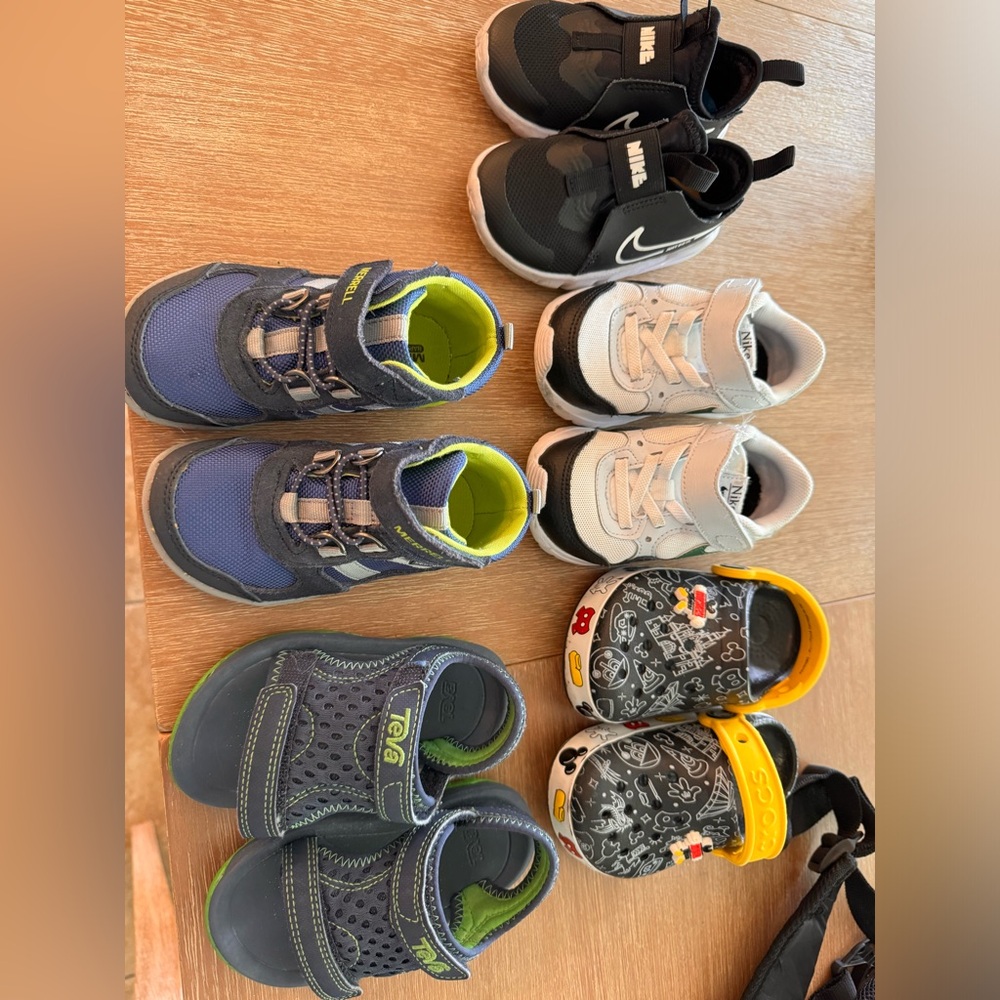 Lot of boys toddler shoes size 6.5 and 7